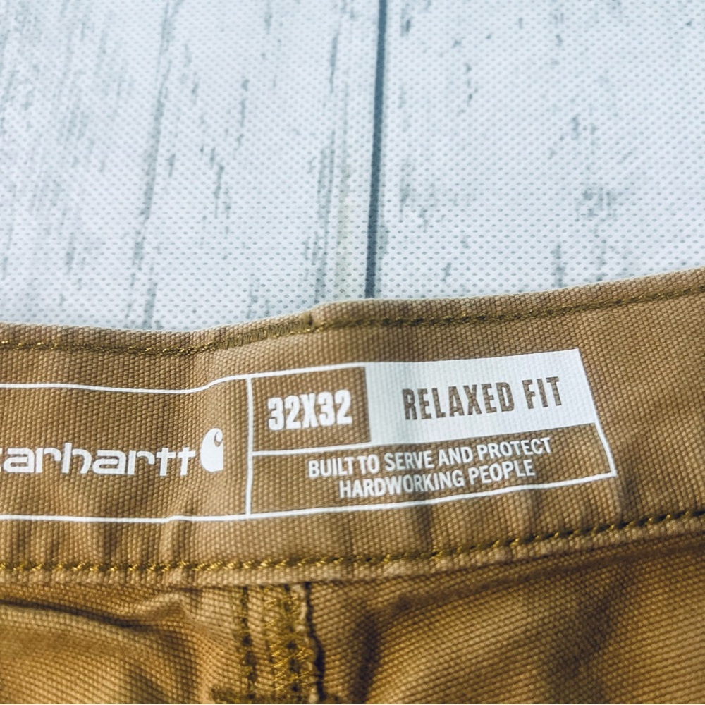 Carhartt Relaxed Fit Canvas Double Knee Utility Work Pants 32x32 - Picture 2 of 9